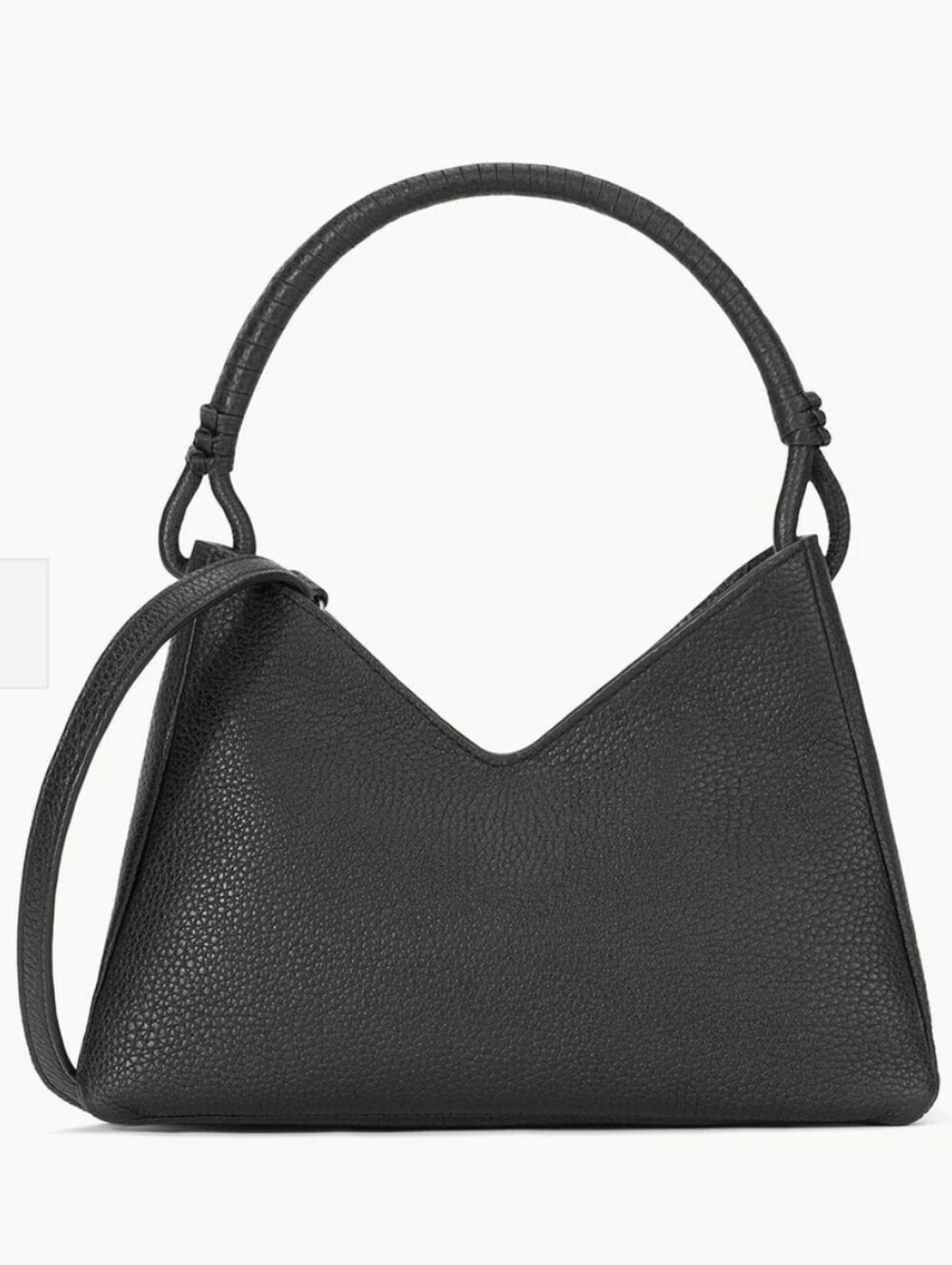 STAUD Valerie Shoulder Bag Pebbled Cow Leather Like New - Picture 3 of 13